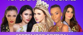 Miss Universe 2019 - TOP 10 EARLY FAVOURITES - SEPTEMBER EDITION
